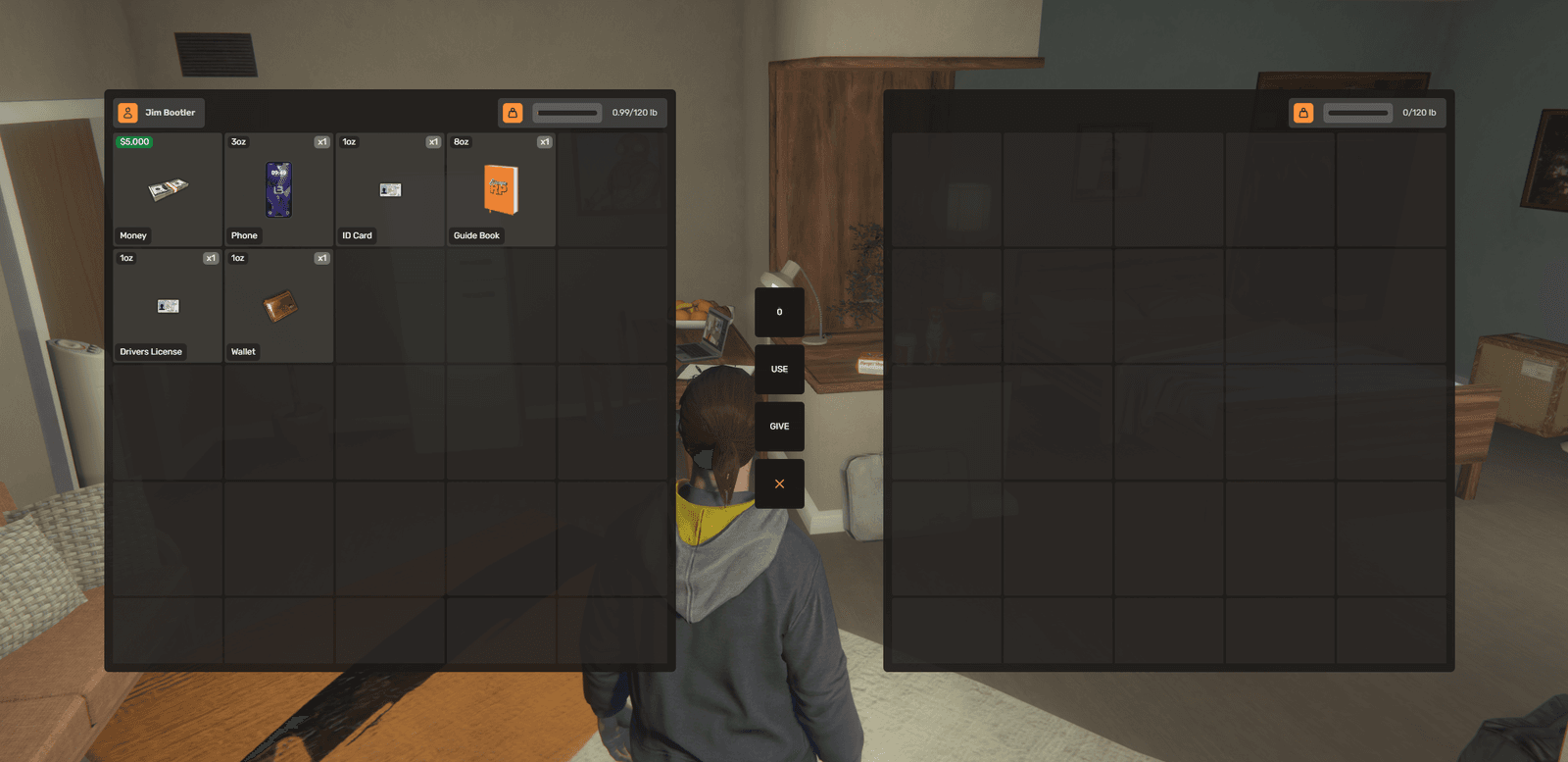 Inventory Screen